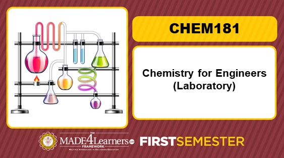 CHEM181 Chemistry for Engineers - Laboratory (M7/M11/M15-C1)