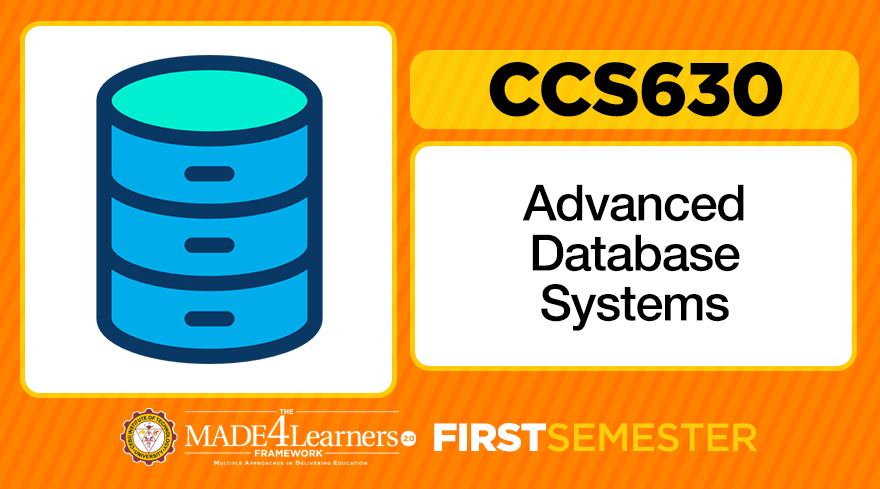 CCS630 Advanced Database Systems