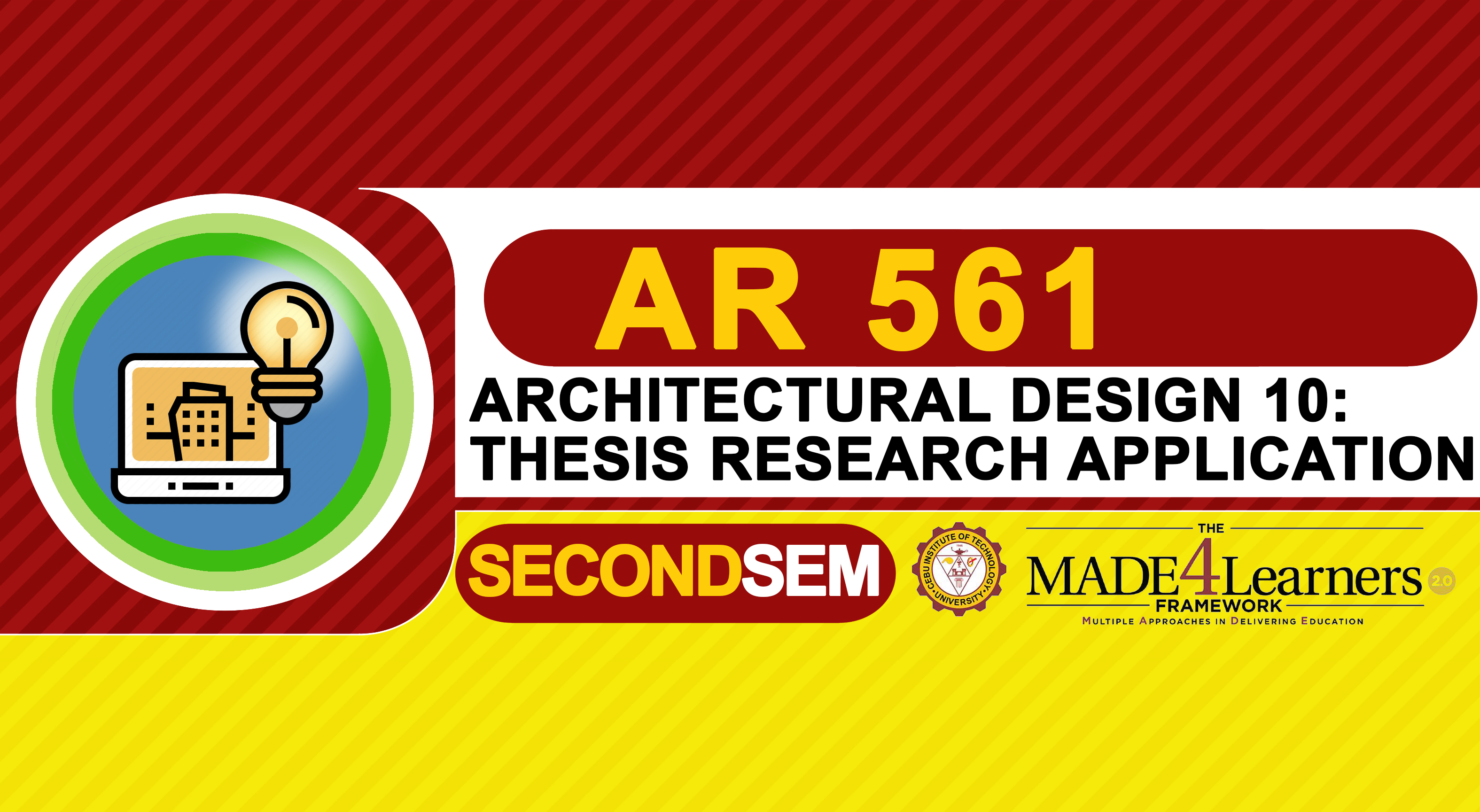 AR561: ARCHITECTURAL DESIGN 10 ; Thesis Research Application
