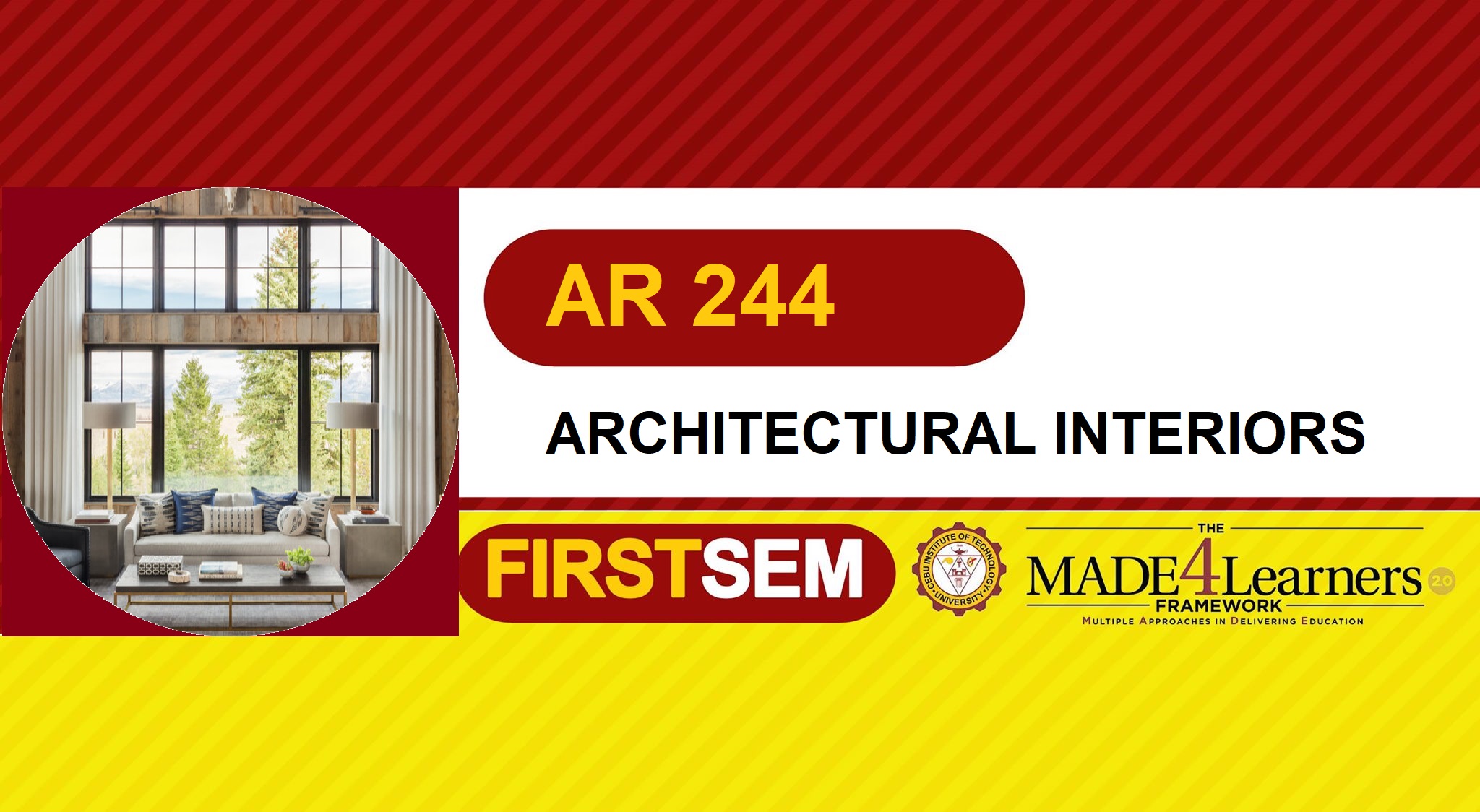 AR 244: ARCHITECTURAL INTERIORS