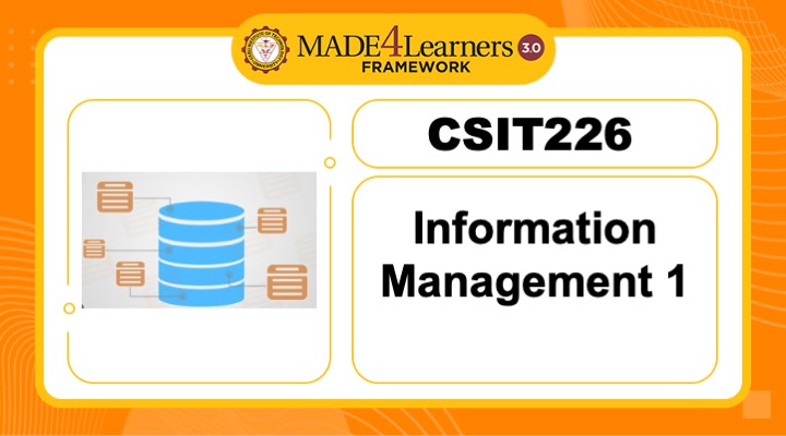 CSIT226 Information Management 1