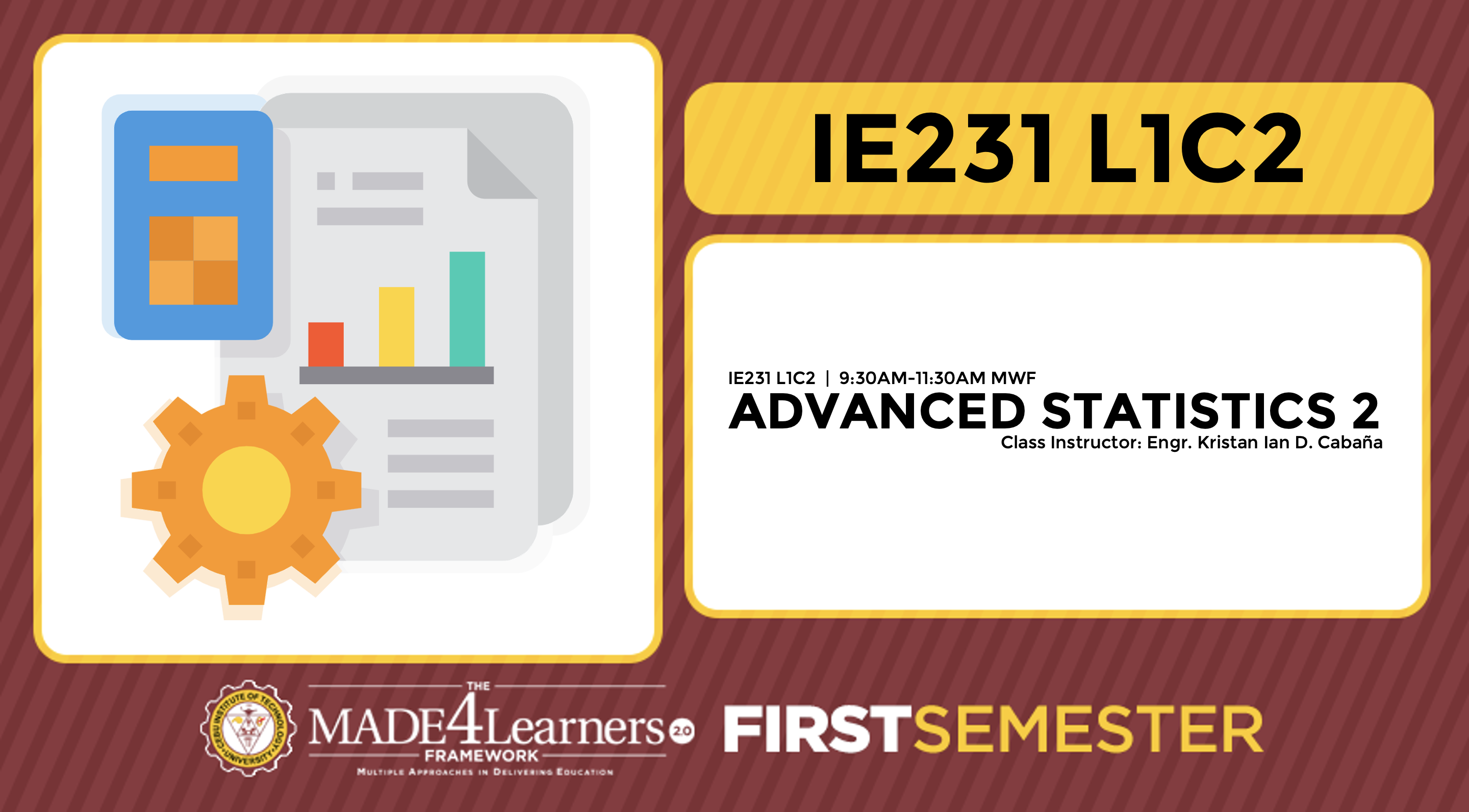 IE231 (ADS2) Advanced Statistics 2