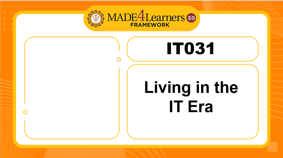 Living in the IT Era  (Online Class)