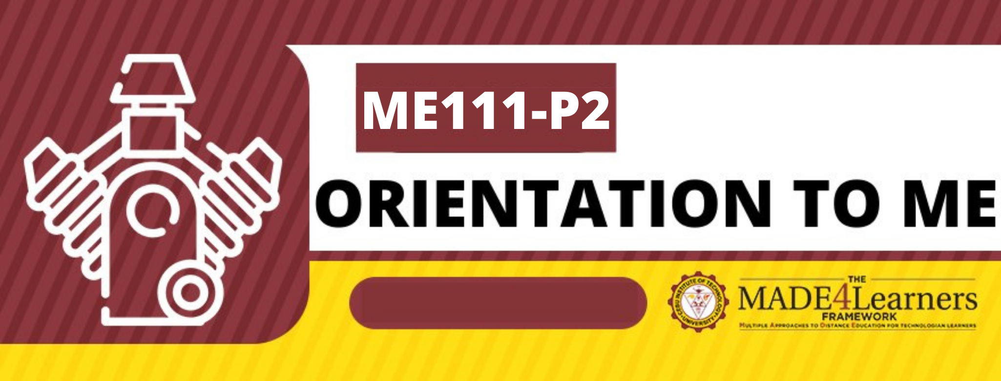 Orientation to ME-P1 (1SC2-SY2223)