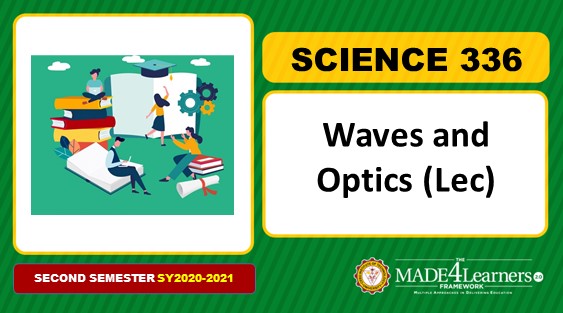 SCIENCE 336 Waves and Optics (Lec) (J1-C2)