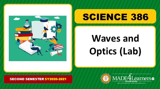 SCIENCE 386 Waves and Optics, lab (J1-C2)