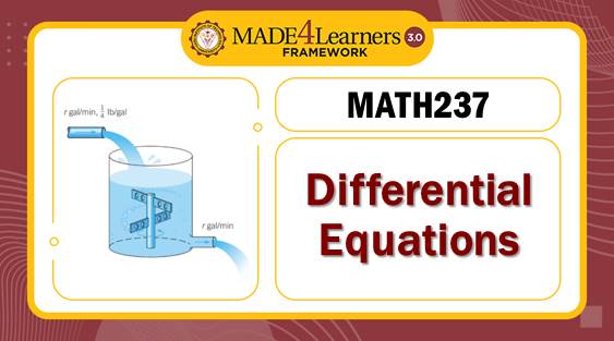 MATH237 Differential Equations (K01/P01-C1)