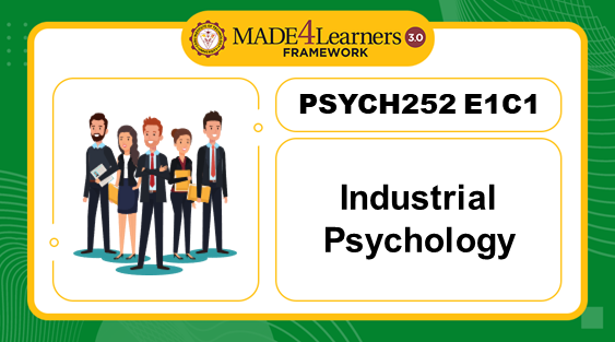 PSYCH252 Industrial Psychology (E1.C1-AP3)
