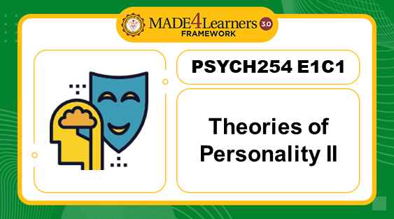 PSYCH254 Theories of Personality II (E1.C1-AP3)