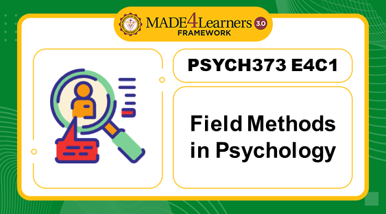 PSYCH373 Field Methods in Psychology (E4.C1-AP3)