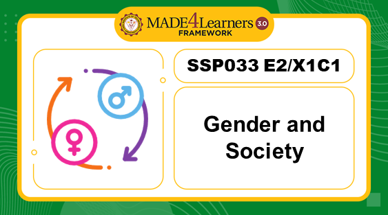 SSP033 Gender and Society (E2/X1.C1-AP1)