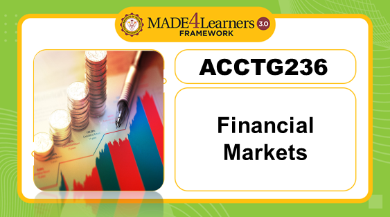 ACCTG236 Financial Markets A1-C1-AP3