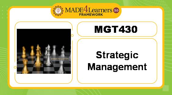 MGT035 Strategic Management (B1/B2-C1) 2nd Sem AY2021-2022 Cluster1