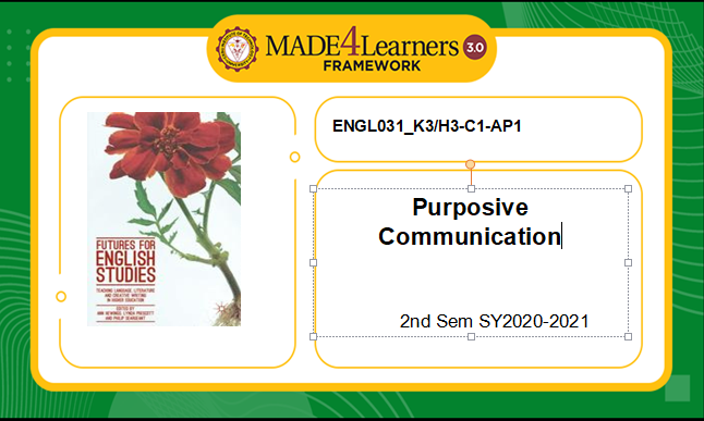 ENGL031 Purposive Communication(K3/H3-C1-AP1