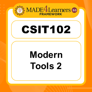 CSIT102 Modern Tools