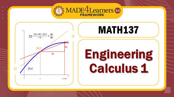 MATH137 Engineering Calculus 1 (M01-C2)