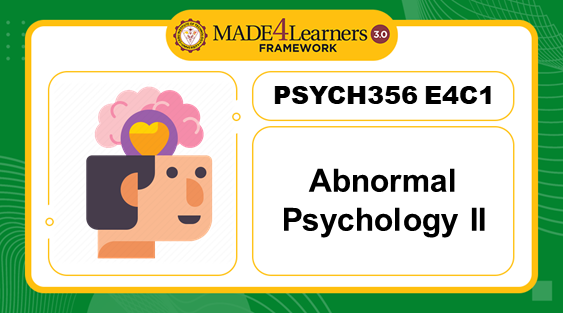 PSYCH356 Abnormal Psychology II(E4.C2-AP3)