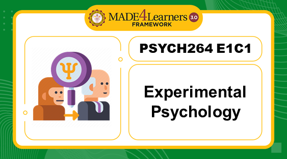 PSYCH264 Experimental Psychology(E1.C2-AP3)