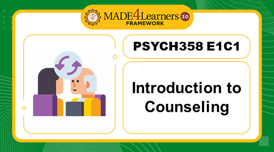 PSYCH358 Introduction to Counseling (E1.C2-AP3)