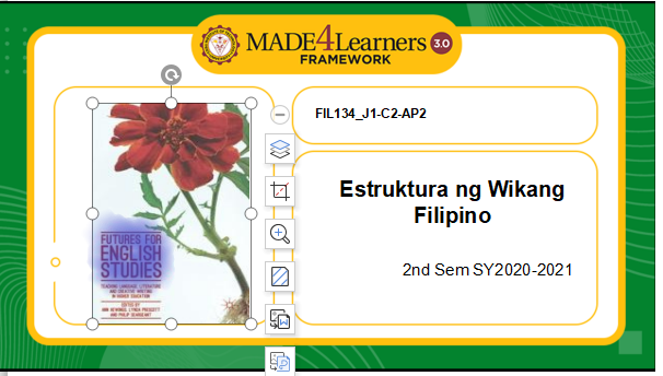 FIL134 Estruktura ng Wikang Filipino(FIL134_J1-C2-AP2)