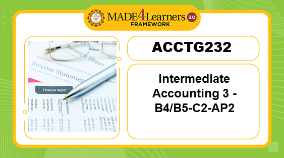 Intermediate Accounting 3
