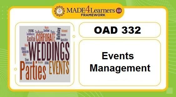 OAD332 Events Management (C5)			