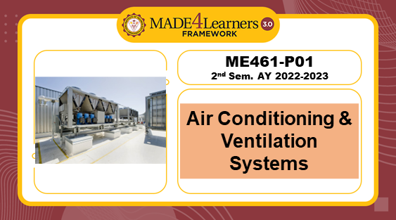 ME461-P01: Air Conditioning &amp; Ventilation Systems