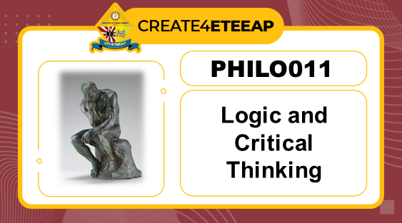PHILO011 Logic and Critical Thinking