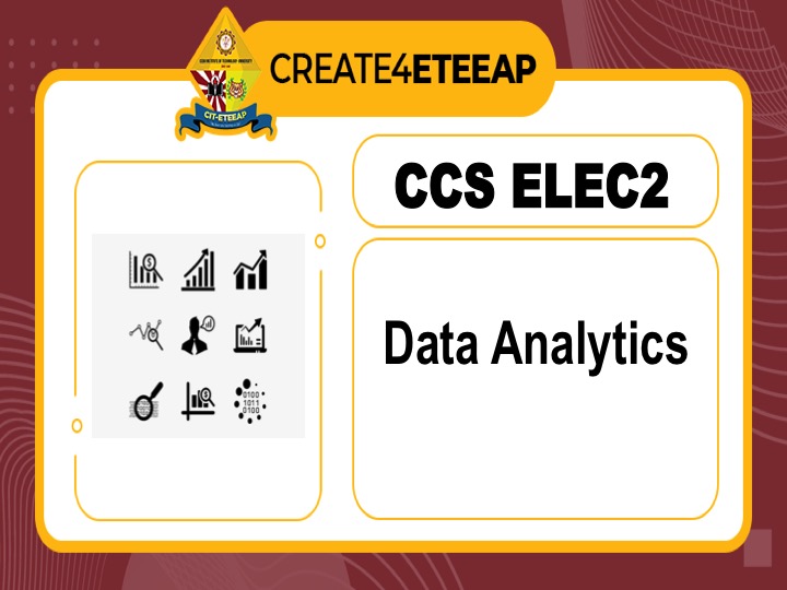 CCS Elec 2 - Data Analytics 