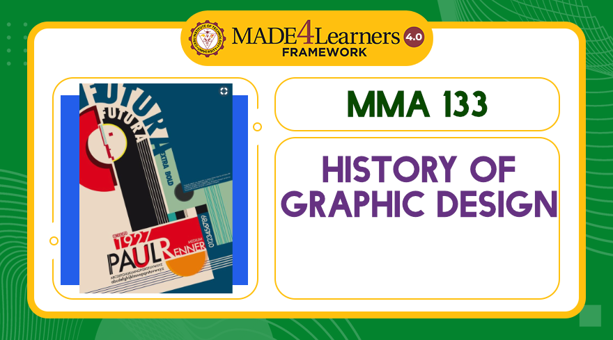 MMA133 HISTORY OF GRAPHIC DESIGN (D2.D4-C2-AP2)