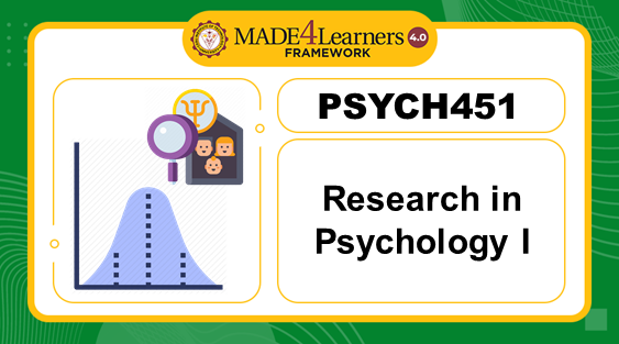 PSYCH451 Research in Psychology 1-E1-C1AP3