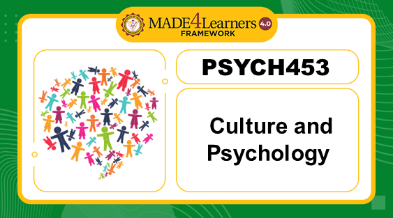 PSYCH453 Culture and Psychology-E1-C1AP3