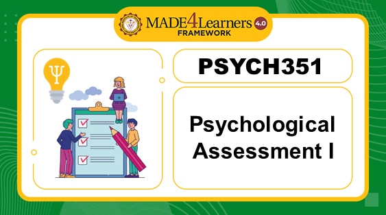 PSYCH351 Psychological Assessment I-E1-C1AP3