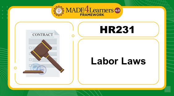HR231 Labor Laws-E1-C1-AP3