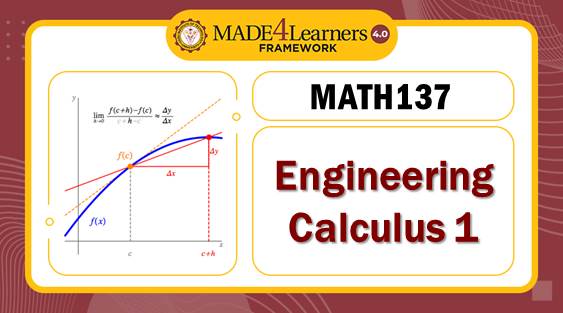 MATH137 Engineering Calculus 1 (P1/K2/M11/P5-C1-AP3)
