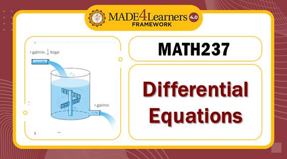 MATH237 Differential Equations (M3/M5/M7/L1-C1-AP3)