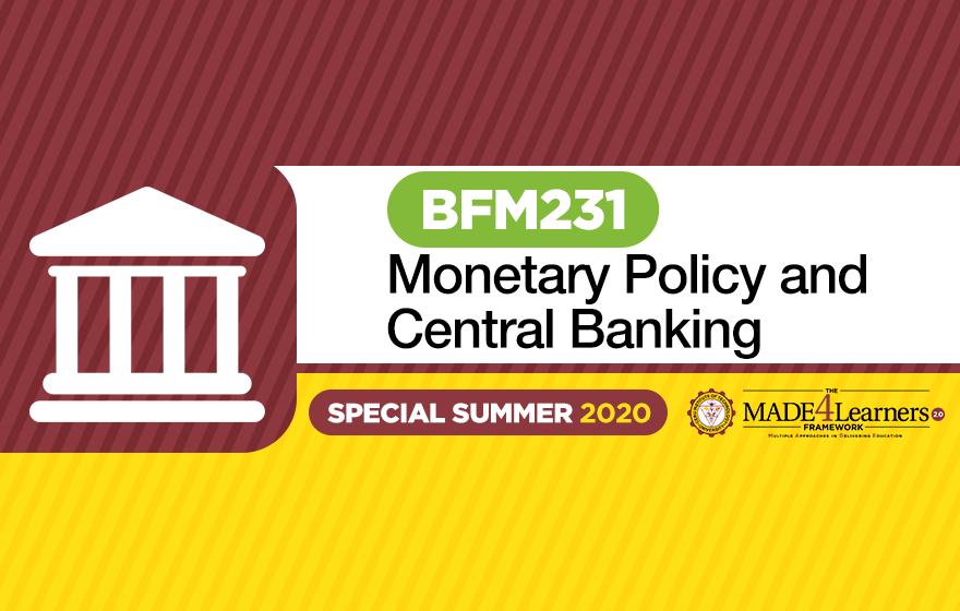 BFM 231 Monetary Policy and Central Banking (B01-AP2)