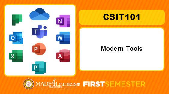 CSIT101 Modern Tools