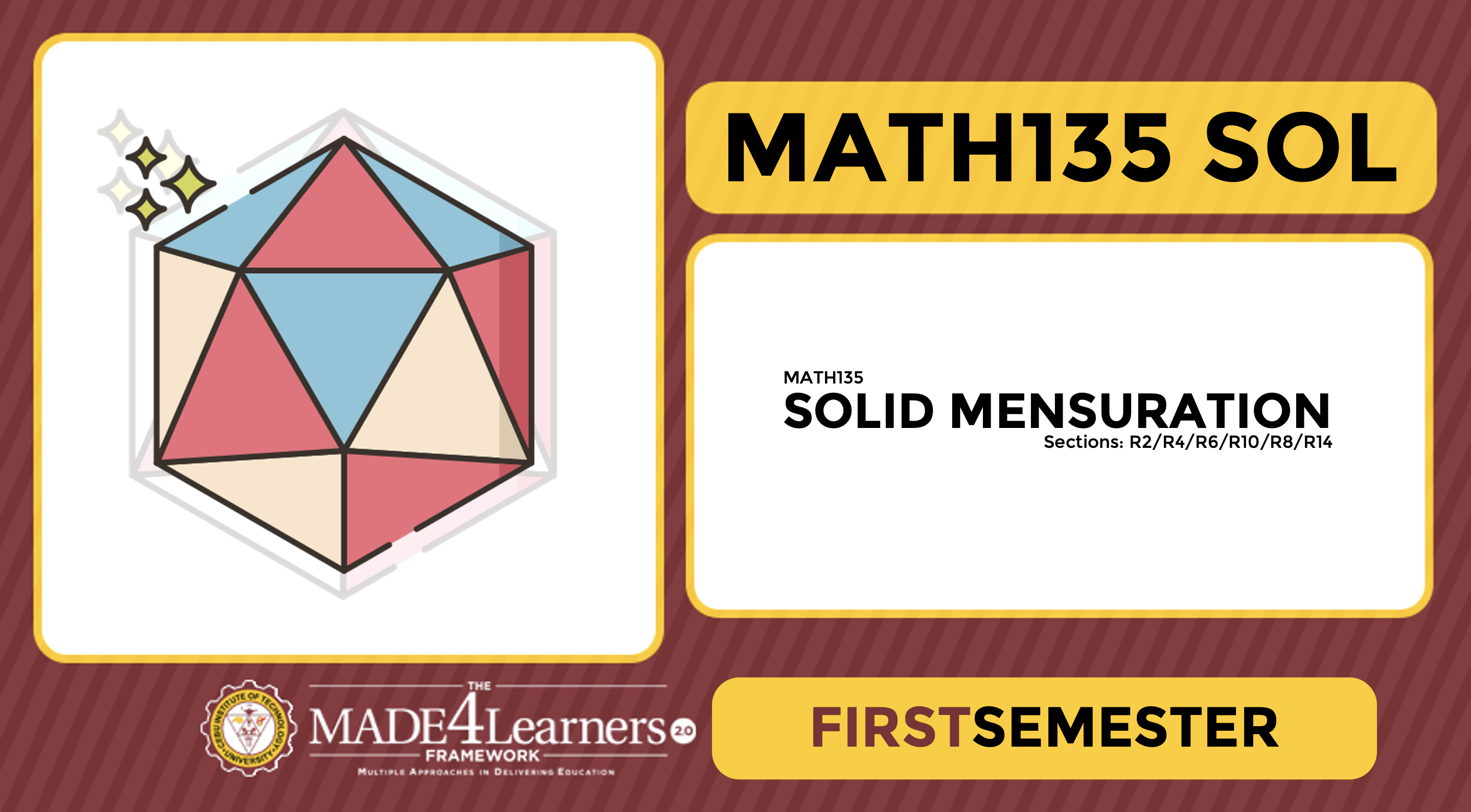 MATH135 (SOL) Solid Mensuration 2122-C1/C2