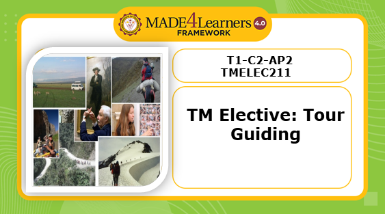 TMELEC211 (T1)- TM Elective1:  Tour Guiding