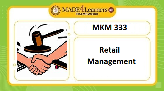 MKM333 Retail Management (B3C2)				