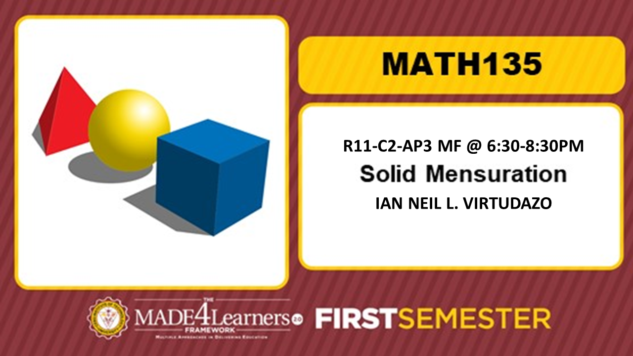 MATH135 Solid Mensuration (R11-C2-AP3)
