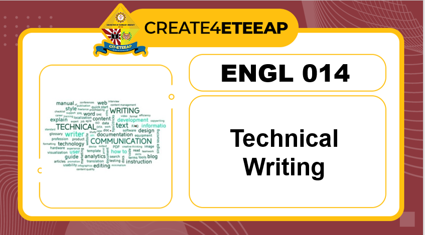 Technical Writing for SPED ETEEAP