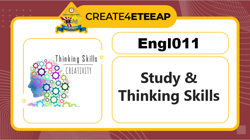English 011 - Study and Thinking Skills