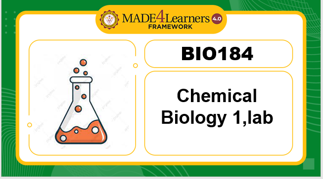 BIO184B Chemical Biology 1, lab (E1-C2-AP3)