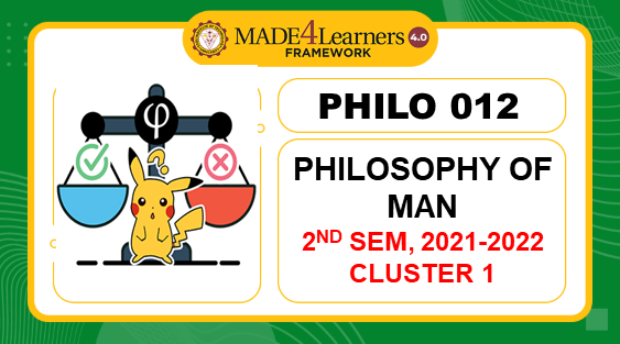 PHILO012 Philosophy of Man (MO1-C1-AP1)
