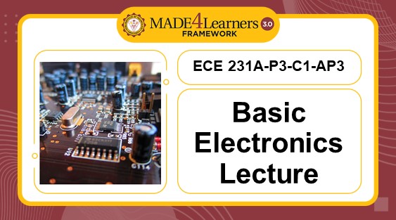 ECE231A Basic Electronics, Lecture