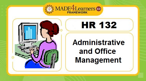 HR132: Administrative and Office Management (B1/B3HRC1)