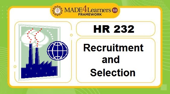 HR232: Recruitment and Selection (B3C1)