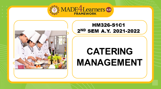 HM326: Catering Management (S1C1)